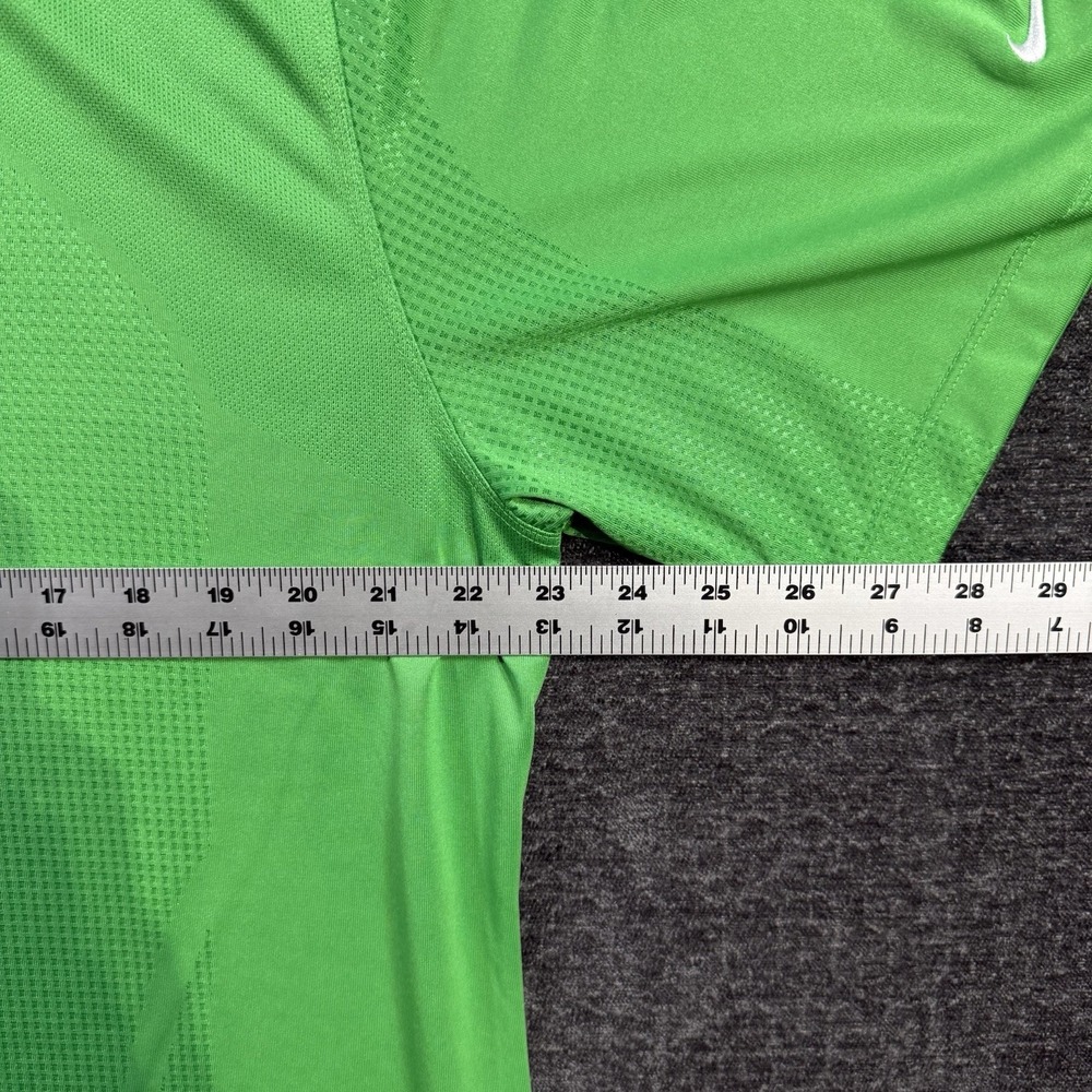 Nike Golf Dri-Fit Mens Polo Shirt Green Performance Stretch 400769-376 L - Picture 6 of 11